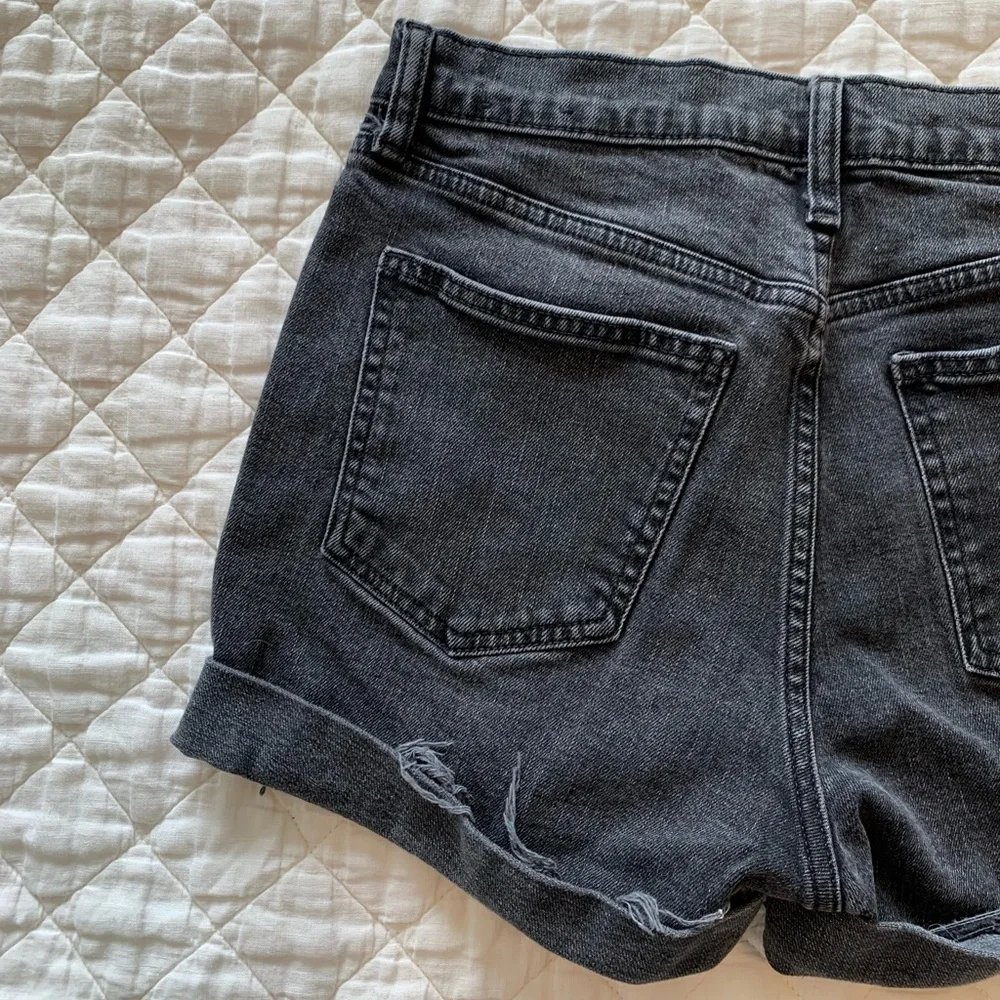 High Rise Denim Shorts - Picture 9 of 9